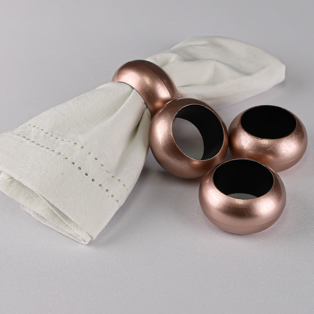 Richland Napkin Ring 2.3" Rose Gold Set of 4