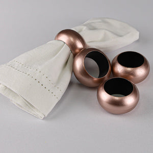 Richland Napkin Ring 2.3" Rose Gold Set of 4