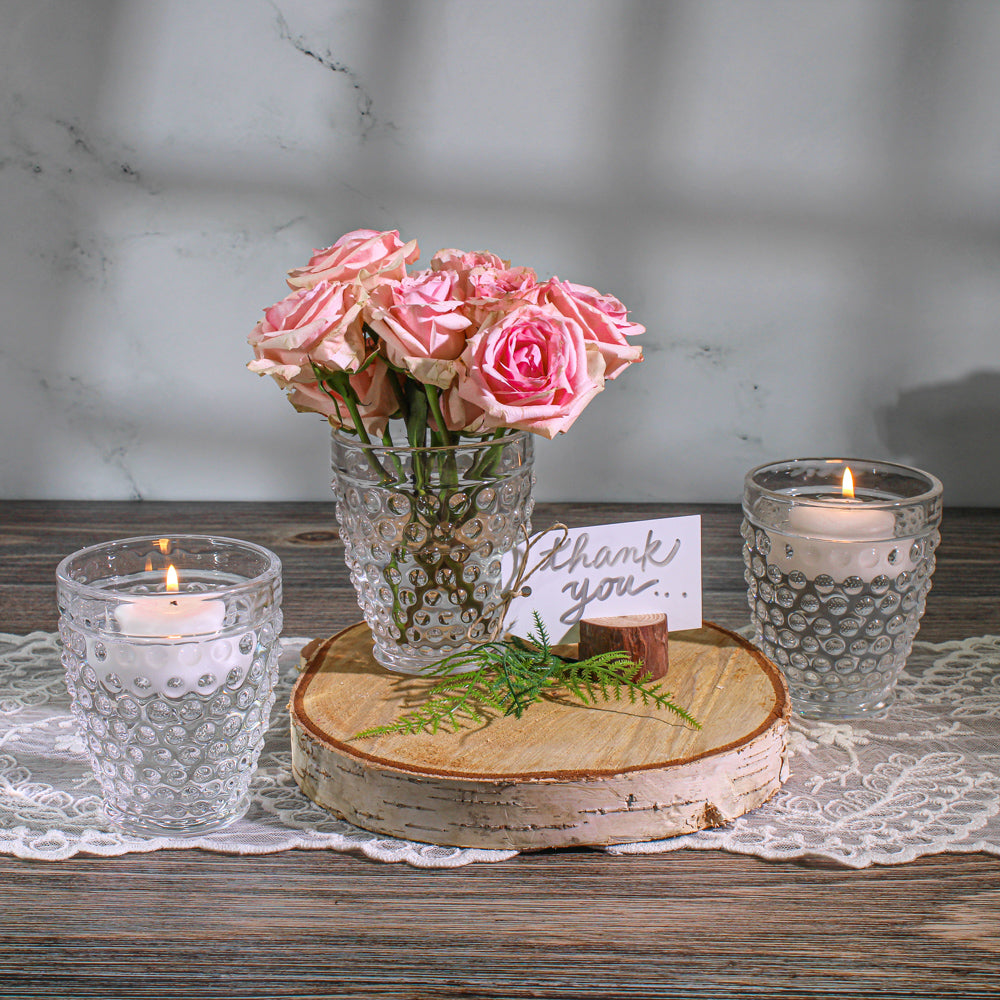 Richland Floating Candles 2" White Set of 24