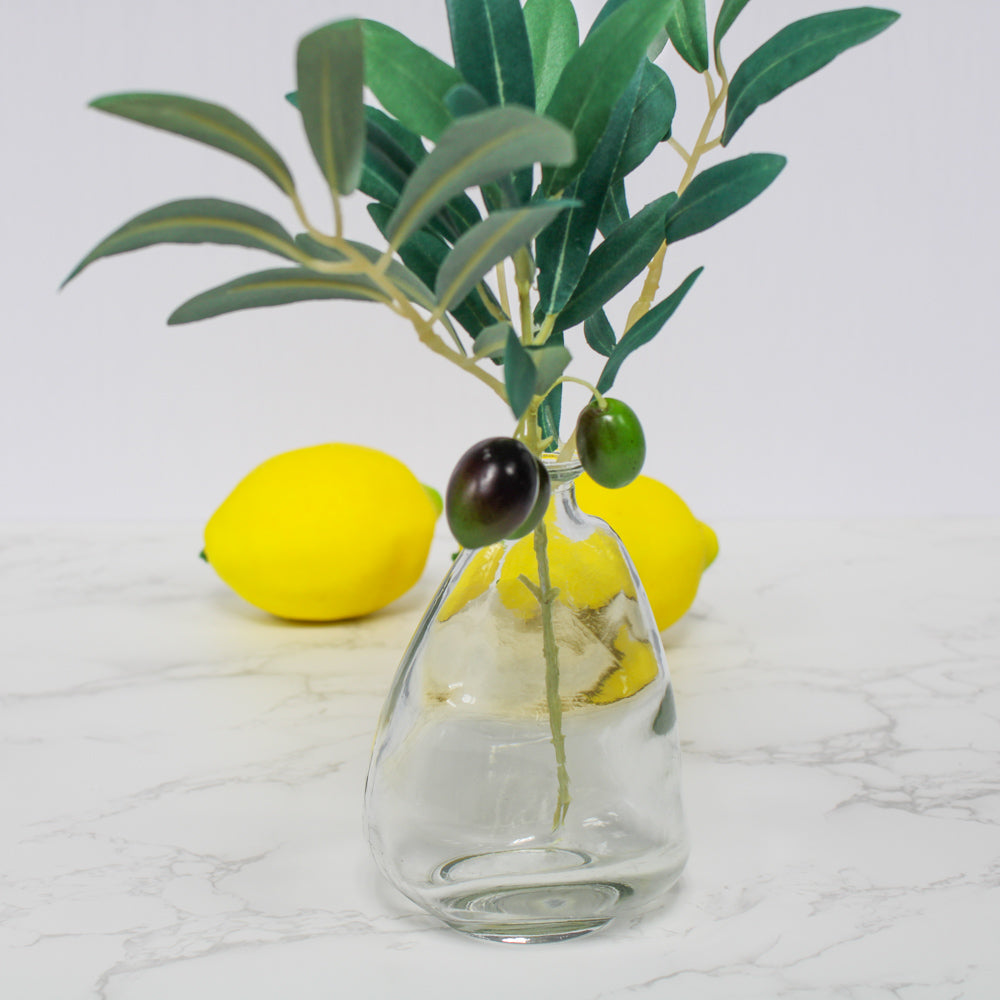Richland Boho Teardrop Glass Bottle 4.5" Set of 12