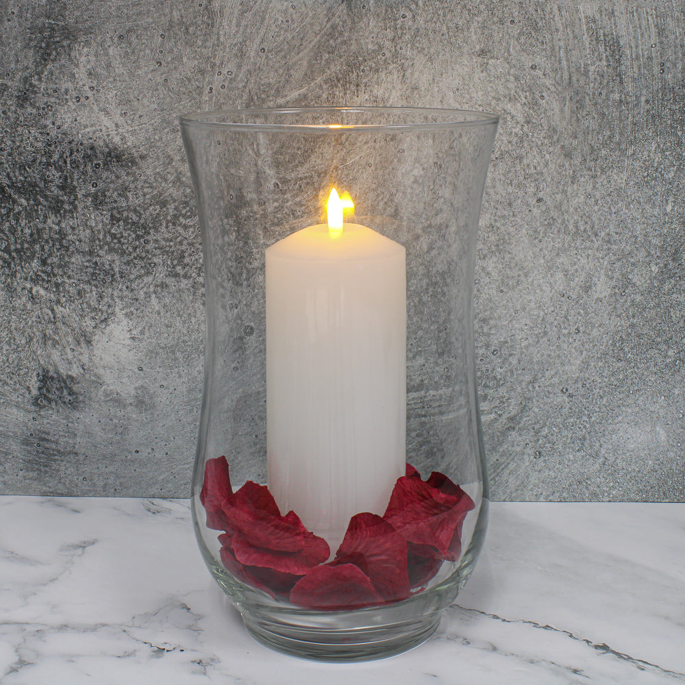 Richland 3"X8" Bullet LED Wax Candle White