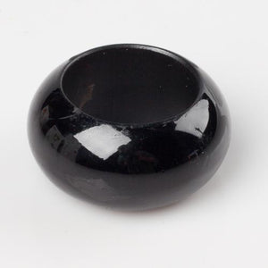 richland napkin ring 2 3 black set of 4