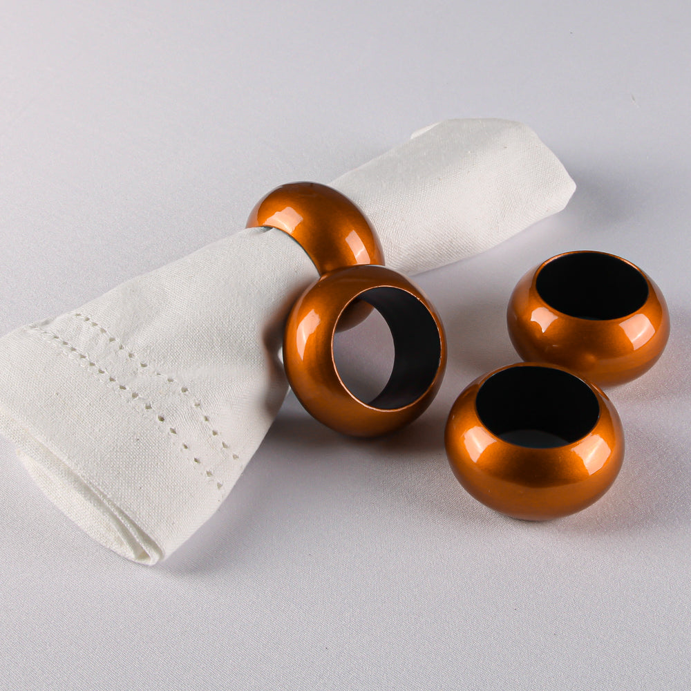 Richland Napkin Ring 2.3" Orange