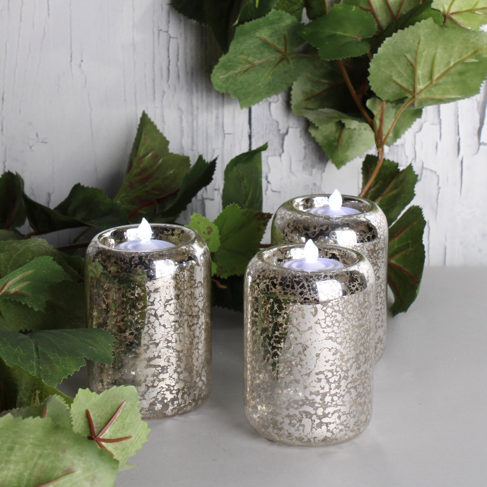 Richland Mercury Leopard Tealight Holder – Medium Set of 72
