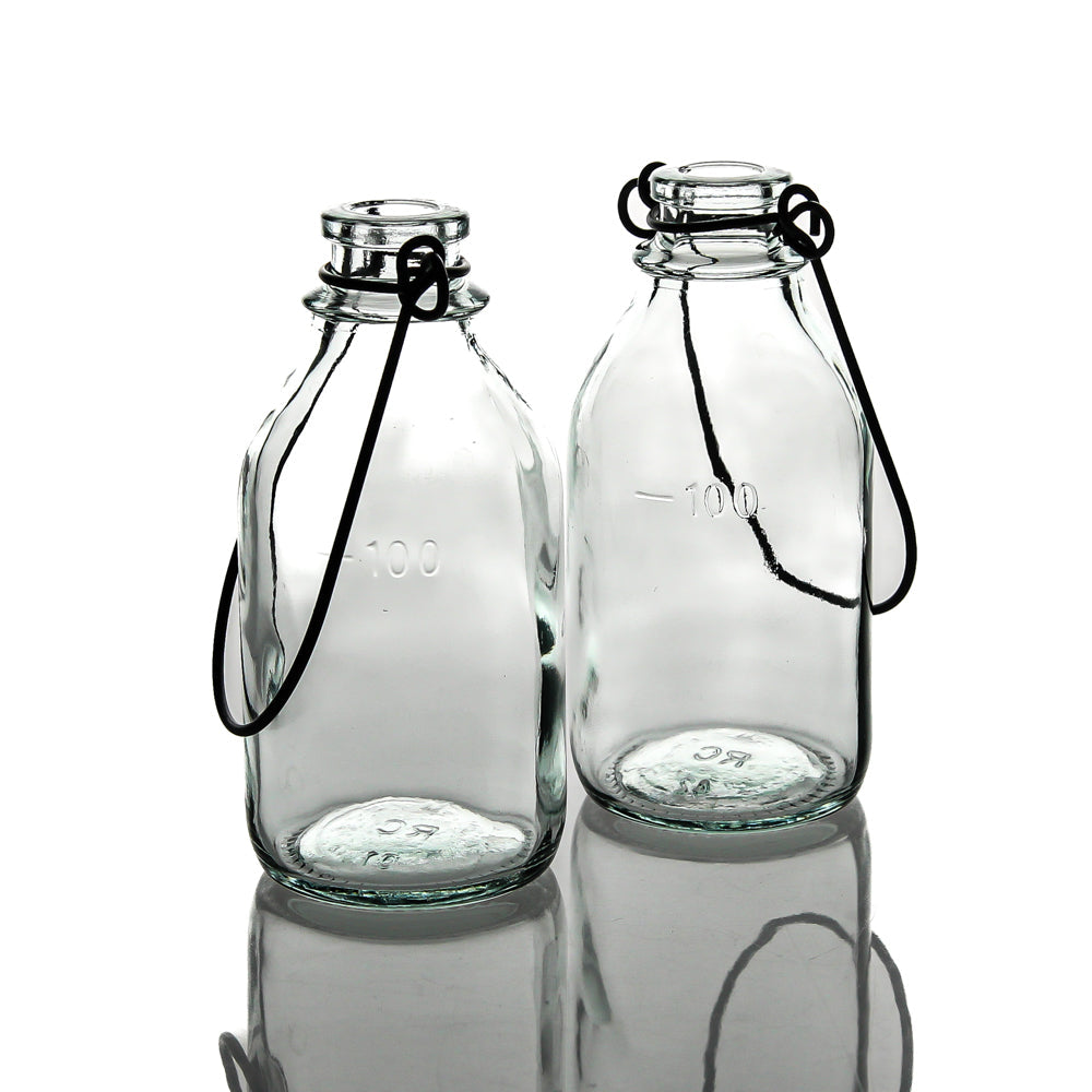 Richland Vintage Bottle Hanging Glass Vase Set of 48