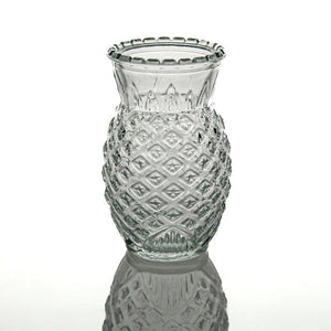 Richland Glass Bud Vase Clear Pineapple