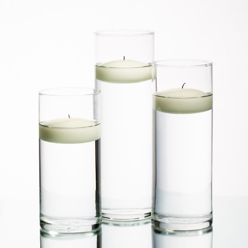 floating candles cylinder holders set 03