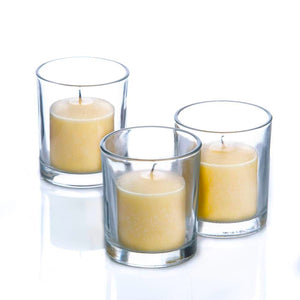 Richland Votive Candles & Eastland Clear Votive Holders Set of 12