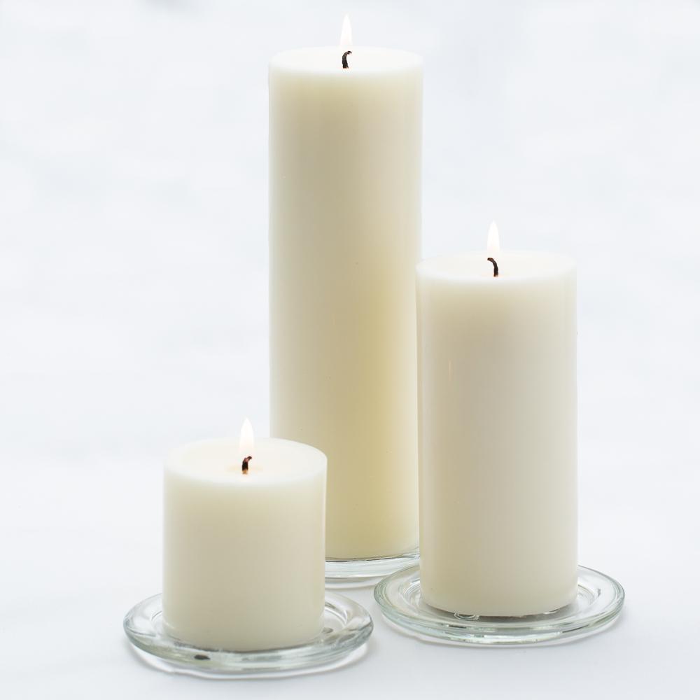 Richland Pillar Candles & Eastland Square Holders Set of 18