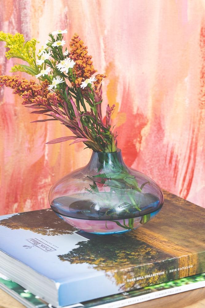 Richland Juel Vase Smoky Blue