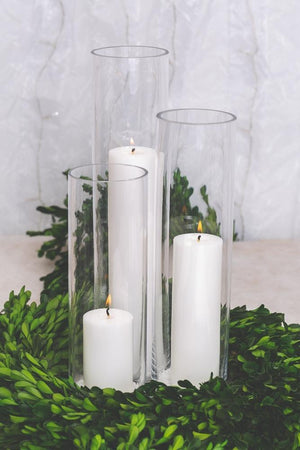richland pillar candles sloan cylinder vases set of 3