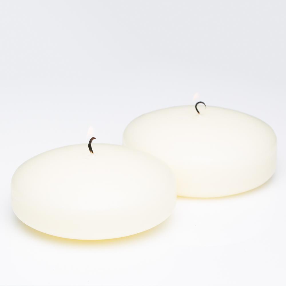 Richland Floating Candles 3" Light Ivory Set of 12
