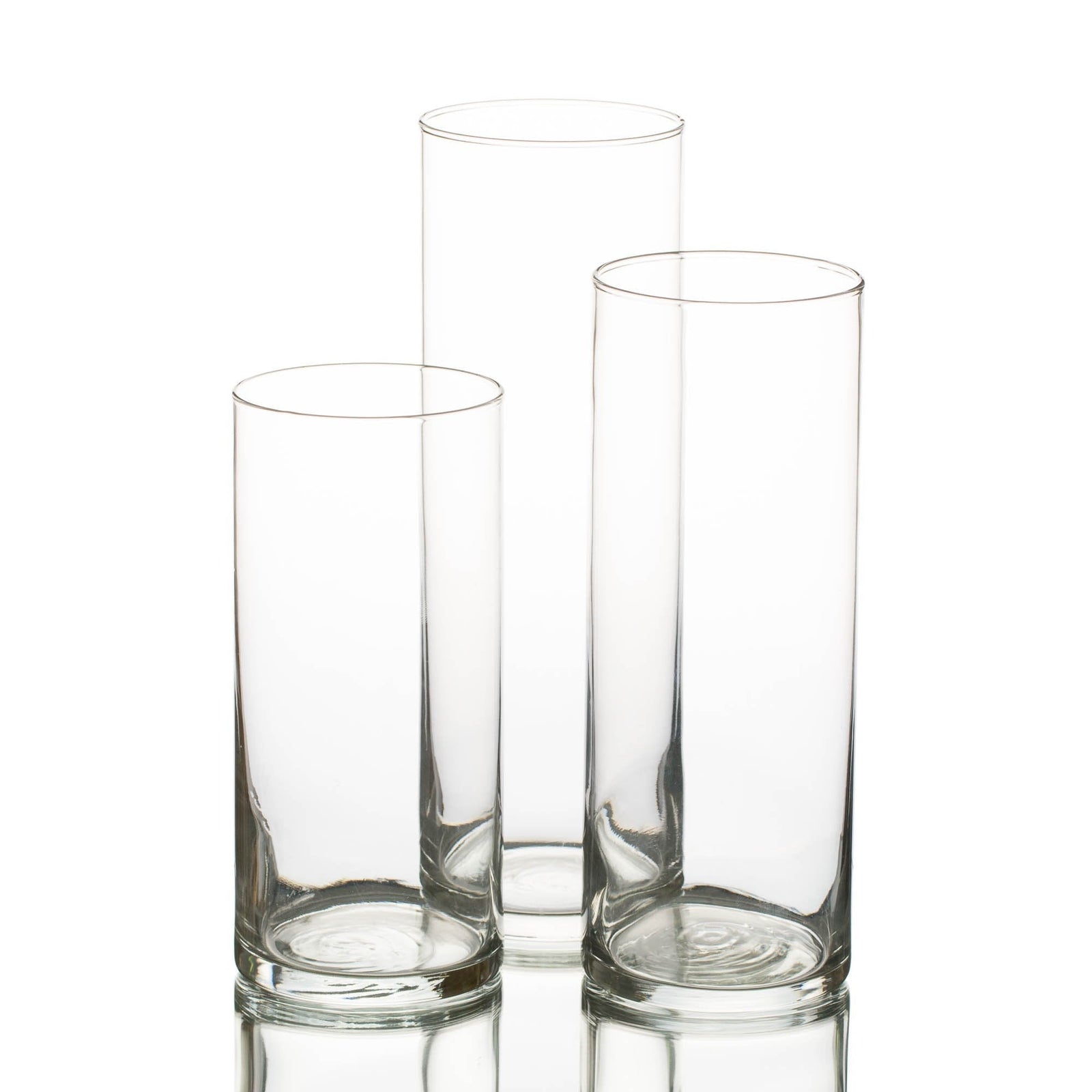 Eastland Cylinder Vases 7.5" , 9" & 10.5" Set of 36