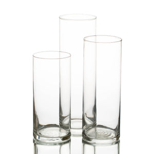 eastland cylinder floating candle holders 6 7 5 10 5 set of 36
