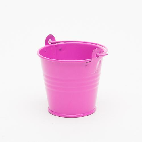 Richland 2" Iron Favor Bucket, Fuchsia Set of 25