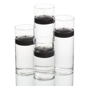 richland floating candles eastland cylinder holders set of 4