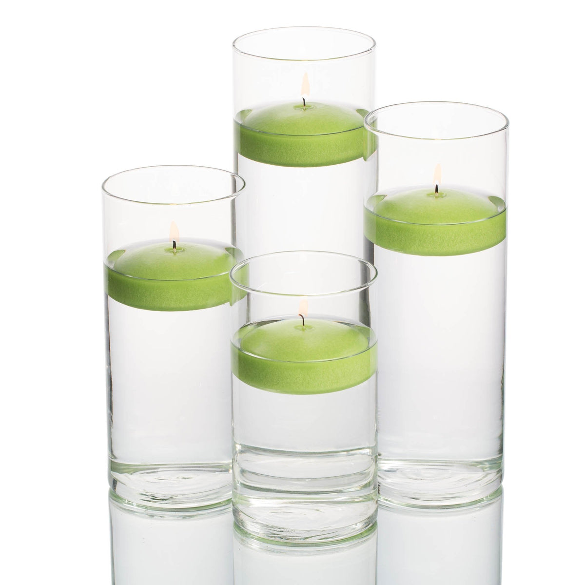 richland floating candles eastland cylinder holders set of 48