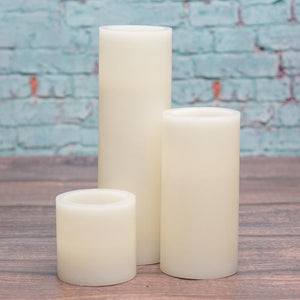 richland flameless led pillar candle 3 x9 ivory