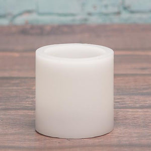 richland flameless led pillar candle 3 x3 white