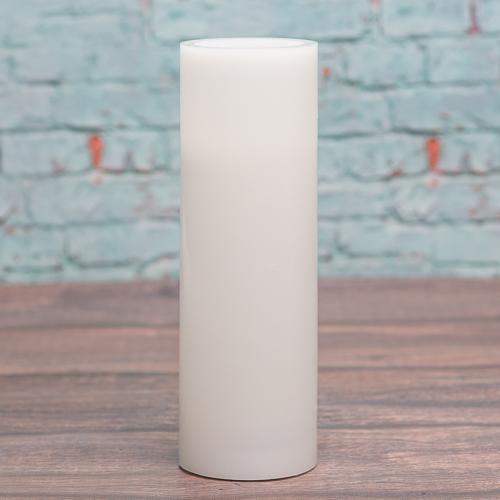 richland flameless led pillar candle 3 x9 white