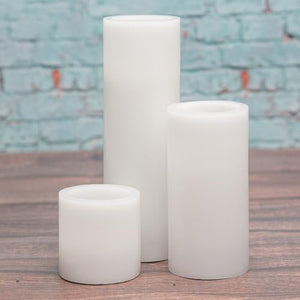 Richland Flameless LED Pillar Candle 3"x3" White