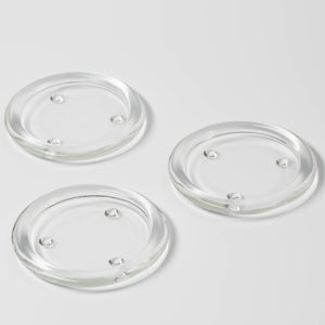 eastland pillar candle holder glass set of 12
