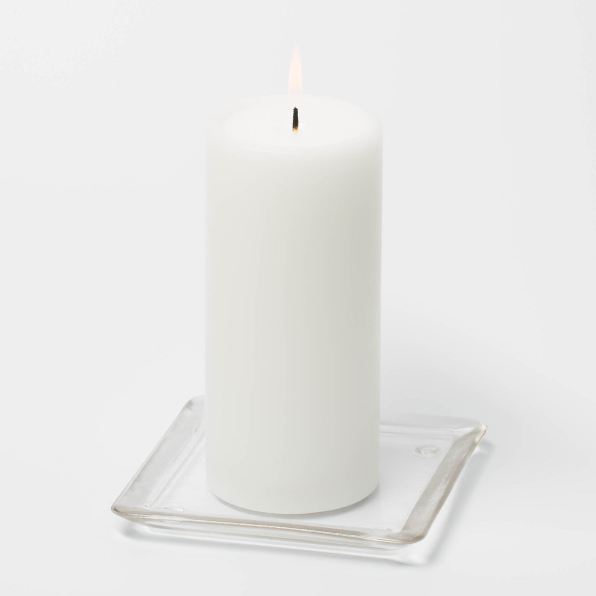 Eastland Square Glass Pillar Plate 5" Set of 36
