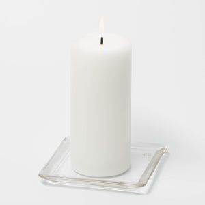 Eastland Square Glass Pillar Plate 5" Set of 36