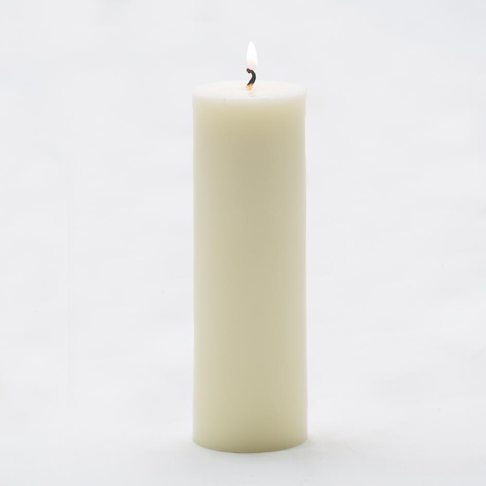 richland pillar candle 2 x6 light ivory