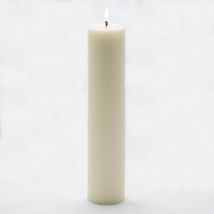 richland pillar candle 2 x9 light ivory set of 10
