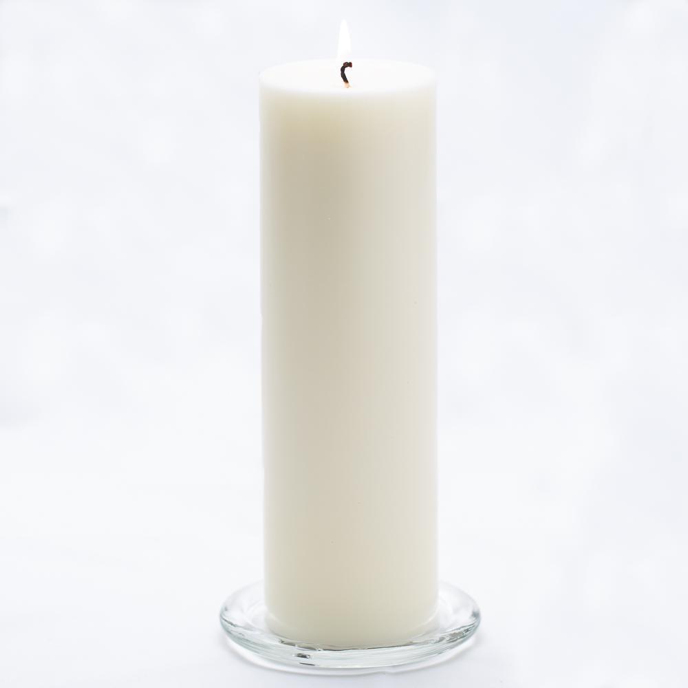 richland pillar candles 3 x9 light ivory set of 12