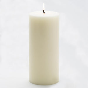 richland 4 x 9 light ivory pillar candle