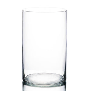 Richland Wide Cylinder Vase 6" x 10" Set of 2