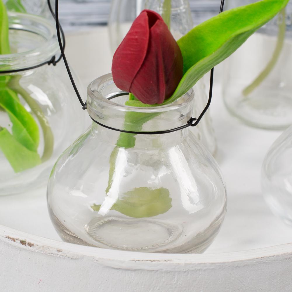 Richland Vintage Jar Hanging Glass Vase Set of 48