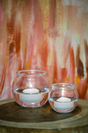 Richland Bubble Ball Vase with Rim 3" Set of 12