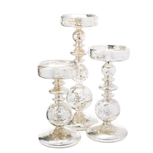 richland pillar holders unique mercury bubble set of 3