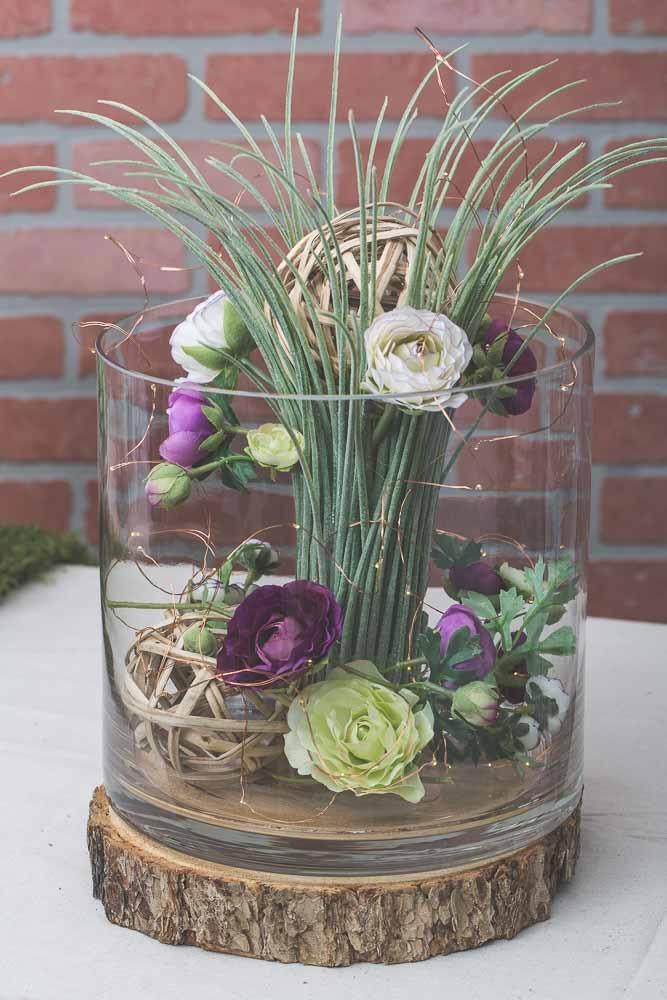 Glass Cylinder Vase 9x10 Inch