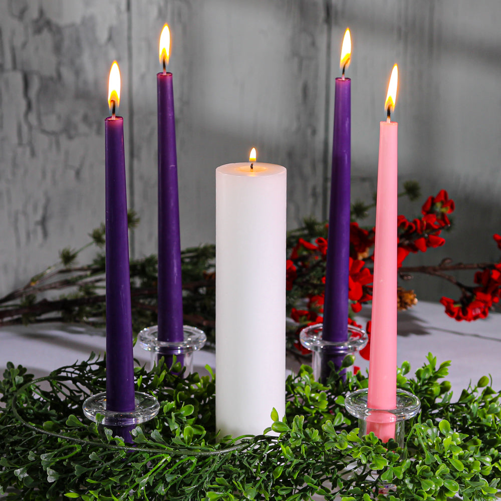 Richland Taper Candles 10" Purple