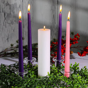 Richland Taper Candles 10" Purple Set of 50