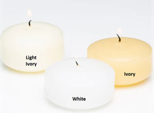 Richland Floating Candles 2" White Set of 144