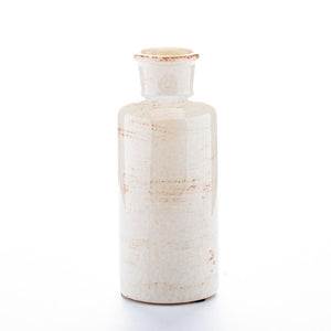 Richland Farmhouse White Ceramic Vase
