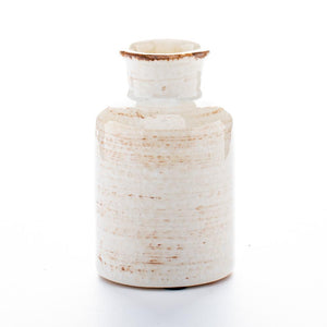 Richland Farmhouse White Ceramic Vase