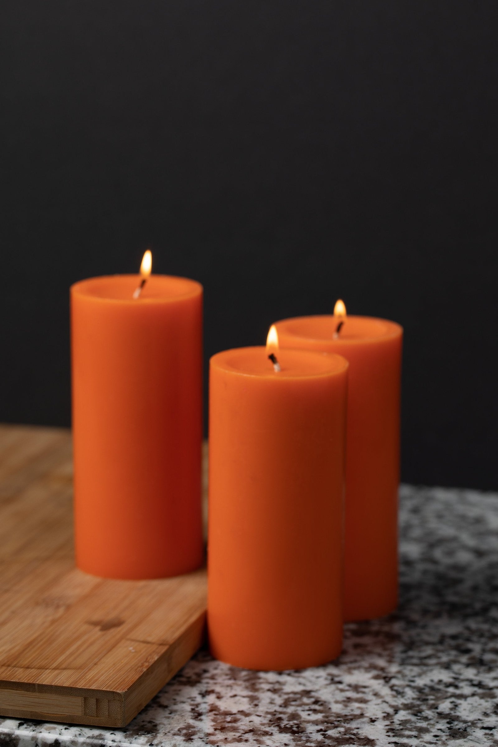 Richland Pillar Candle 3"x6" Orange