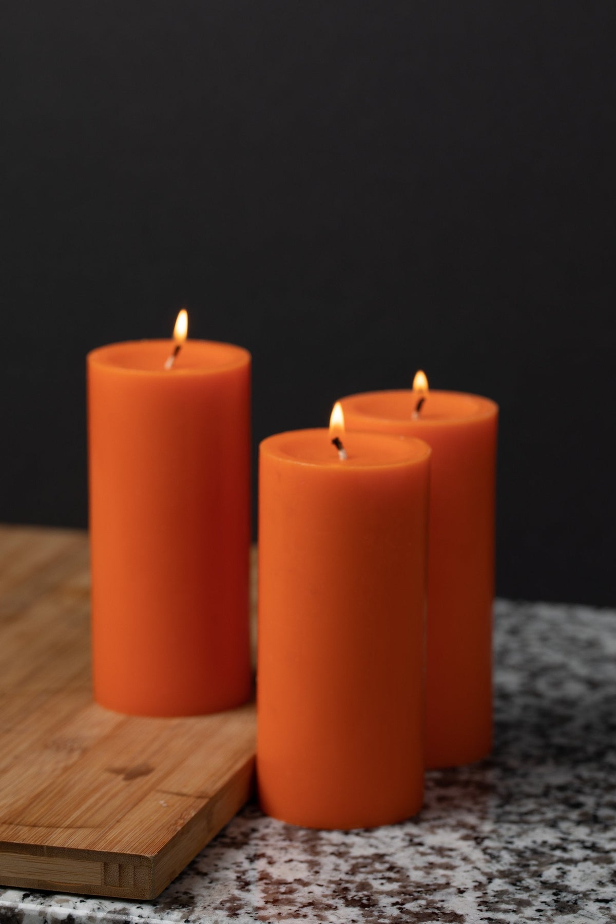 Richland Pillar Candle 3"x6" Orange