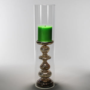 Richland Glass Chimney Candle Shade 4" x 18" Set of 12