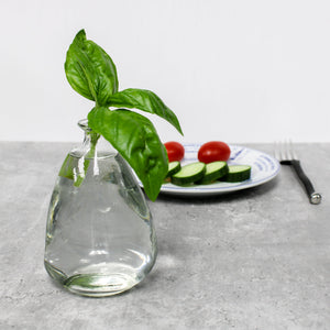 Richland Boho Teardrop Glass Bottle 4.5" Set of 12