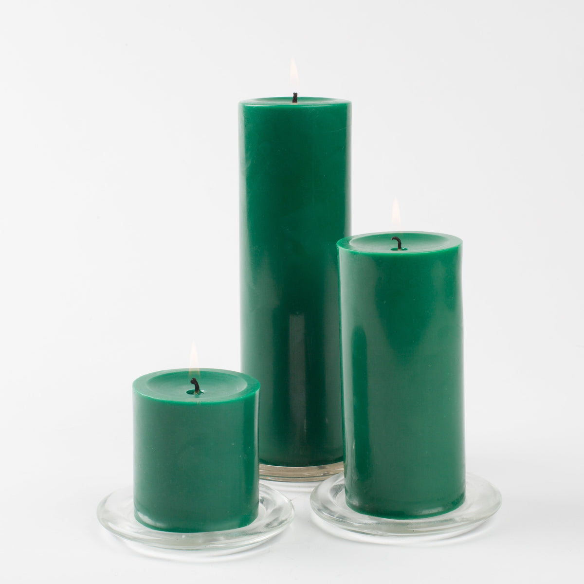 Richland Pillar Candles & Eastland Square Holders Set of 18