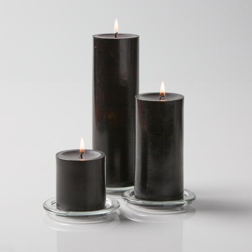 pillar candles square holders set 03
