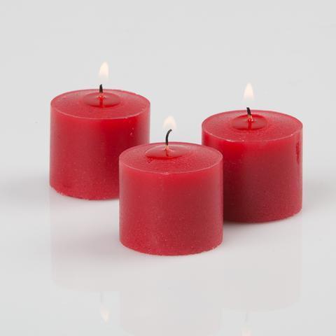 Richland Votive Candles Red Apple Cinnamon Scented 10 Hour Set of 72