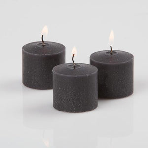 richland votive candles unscented black 10 hour set of 144